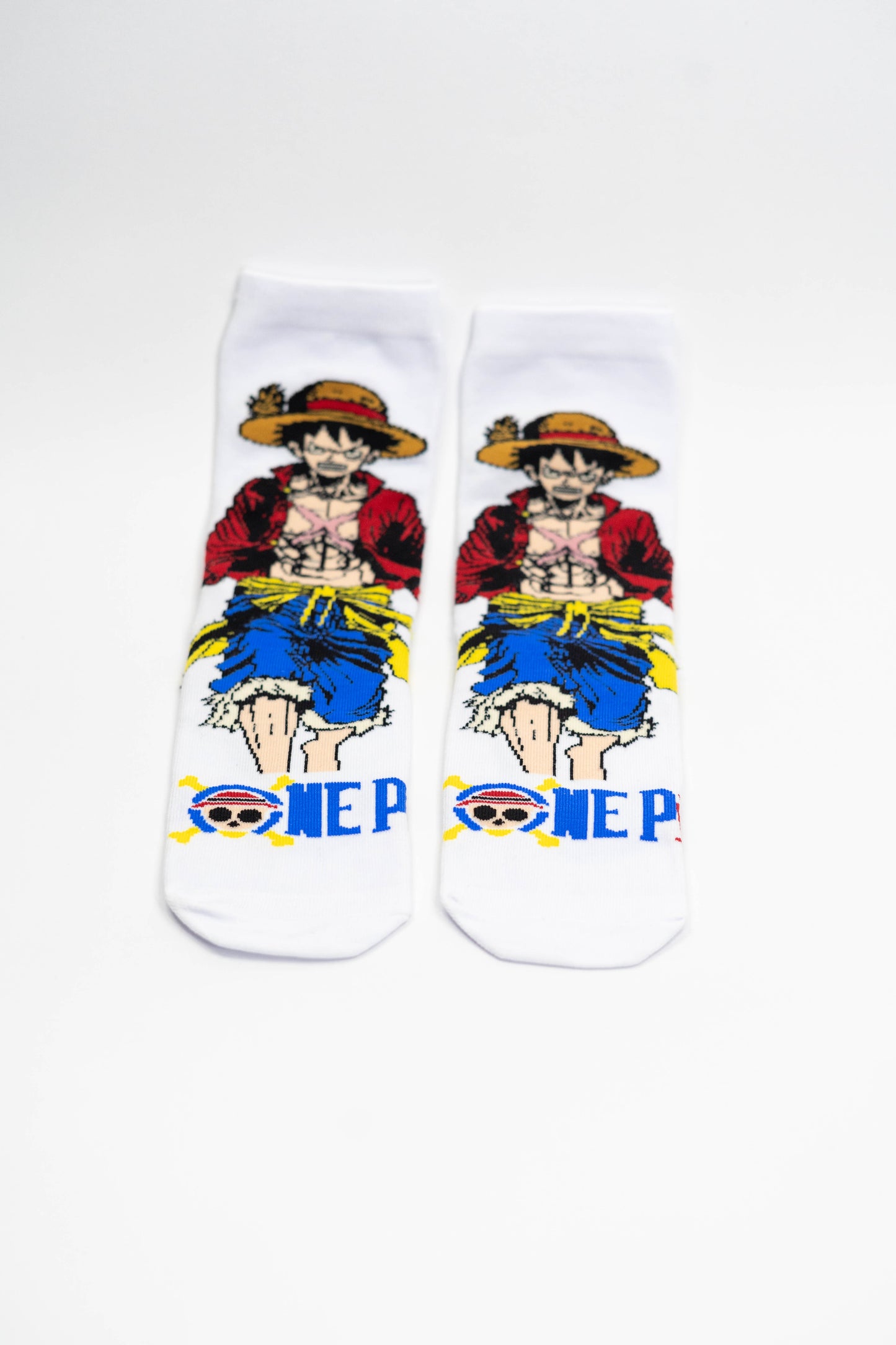 Medias Luffy fondo Blanco