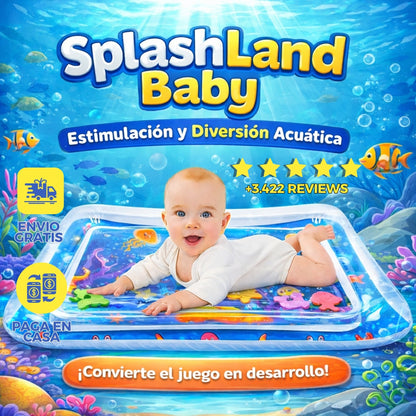 SplashLand Baby- Tapete de agua sensorial