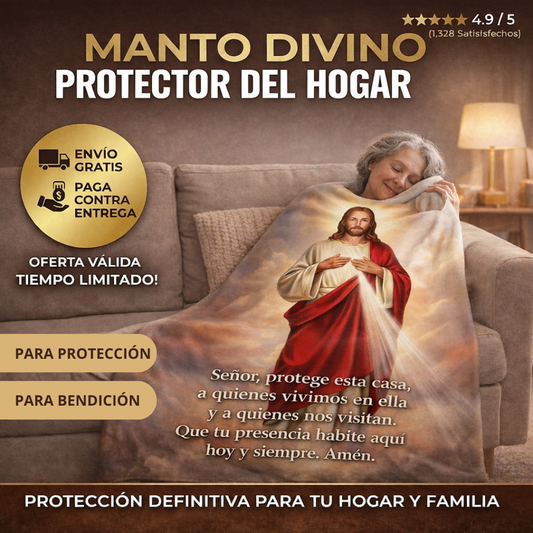 Manto Divino Protector del Hogar - Jesús en ti confió
