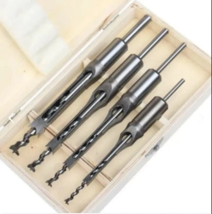 PrecisionForce™- Kit de 4 Brocas de Agujero Cuadrado