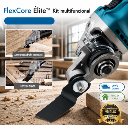 FLEXCORE ÉLITE™ KIT 3 EN 1 - CORTA, LIJA Y PULE