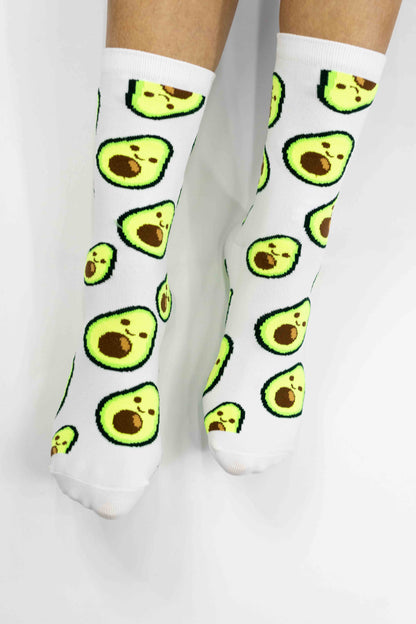 Medias Aguacates Blancos