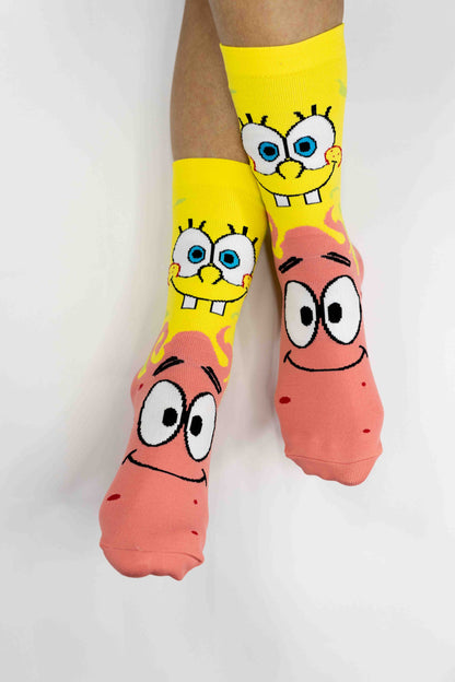 Medias Bob Esponja y Patricio