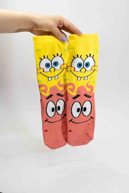 Pack x3 Medias Bob Esponja y Patricio