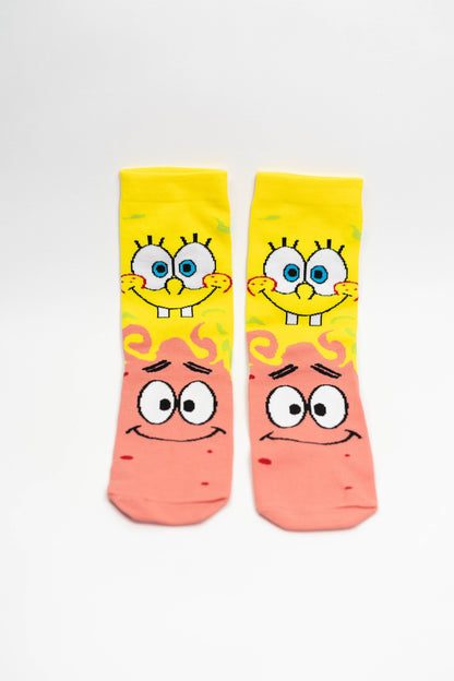 Medias Bob Esponja y Patricio