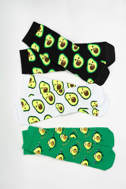 Pack x3 Medias Aguacates