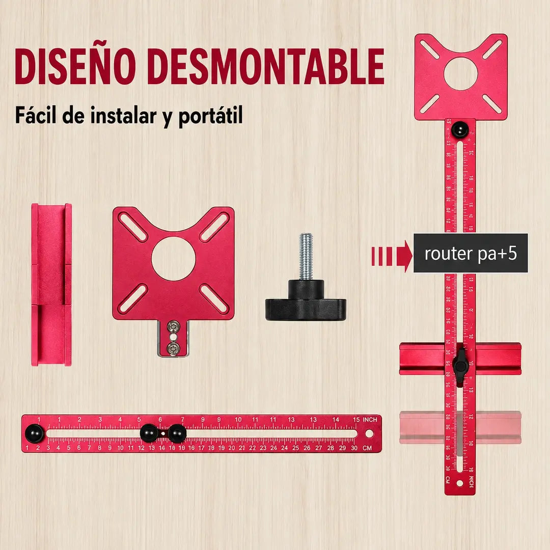 SlotMaster™-Soporte de ranura para fresado 3 EN 1
