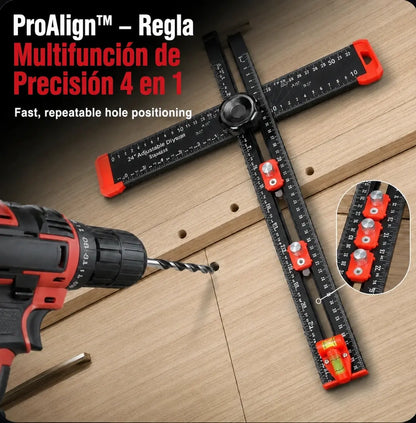 ProAlign™ – Regla Multifunción de Precisión 4 en 1
