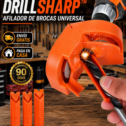 DRILLSHARP™ – AFILADOR DE BROCAS UNIVERSAL (Dejá de tirar brocas desafiladas a la basura)
