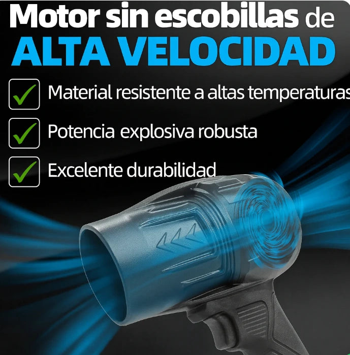 TURBODRY® SOPLADOR INALÁMBRICO (lleva gratis 2 baterías recargables y Estuché protector)  + ENVÍO GRATIS