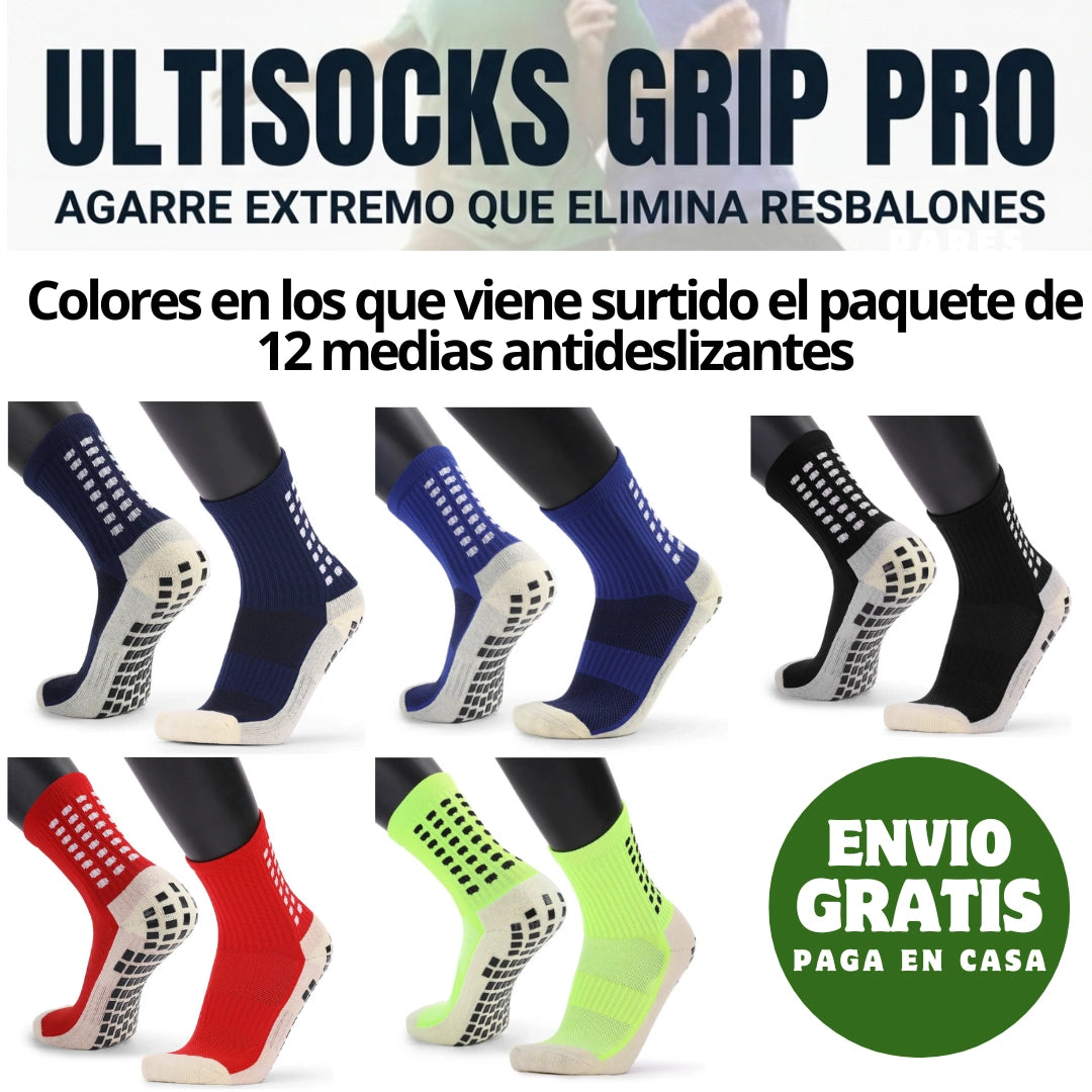 Ultisocks Grip Pro - Medias Antideslizantes