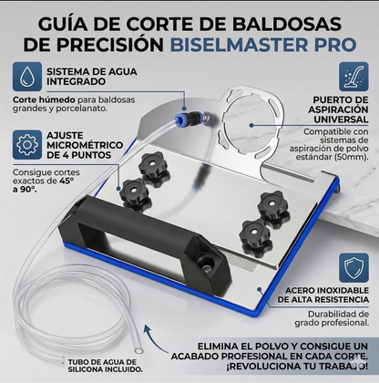 BISELMASTER PRO – SOPORTE PULIDORA CORTE BISELADO + ENVIÓ GRATIS