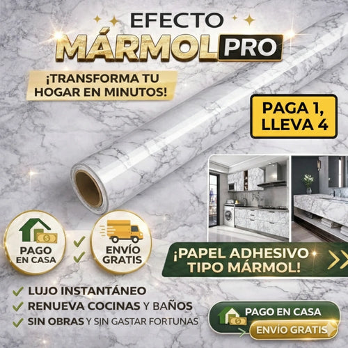 Mármol Home Glow - Packs de Papeles Adhesivos