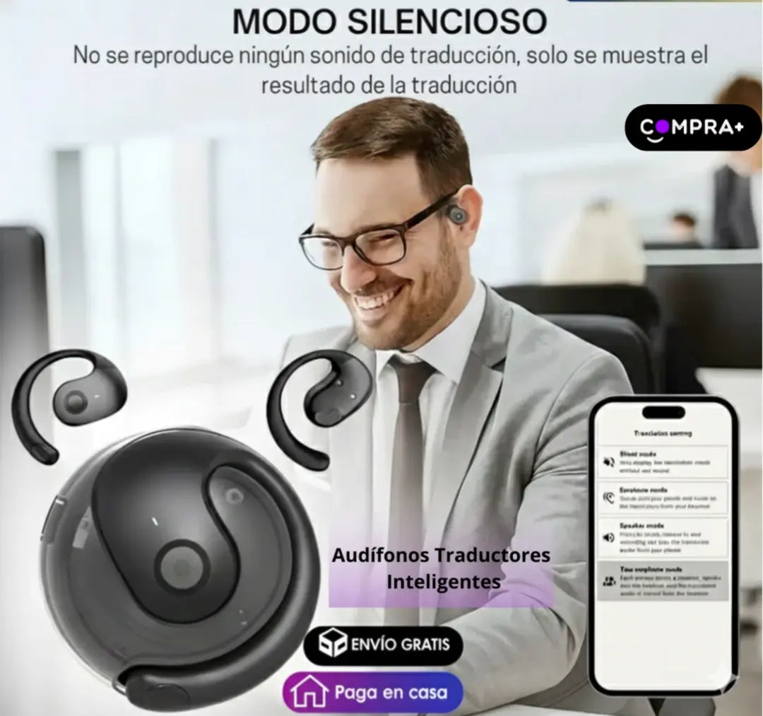 WorldSpeak Air — Audífonos Traductores Inteligentes