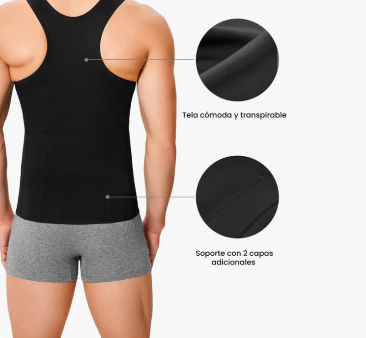 BodyForm®  Chaleco Moldeador de Compresión con ajuste interno