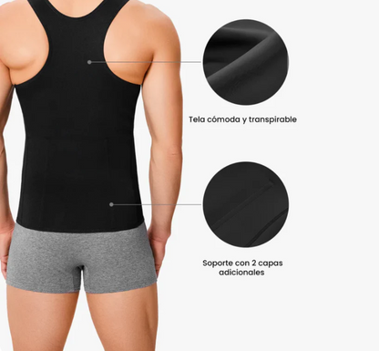 BodyForm®  Chaleco Moldeador de Compresión con ajuste interno