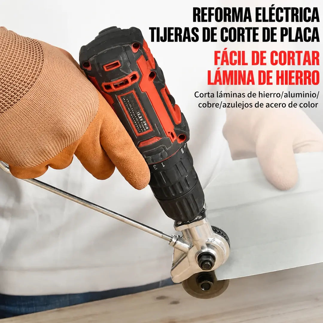 DrillForce™- Convierte tu taladro en una potencia para cortar metales