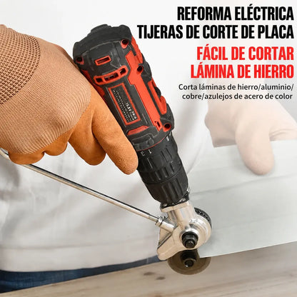 DrillForce™- Convierte tu taladro en una potencia para cortar metales
