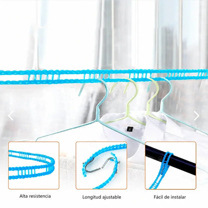 TendeFlex™- Seca más prendas sin perforar paredes