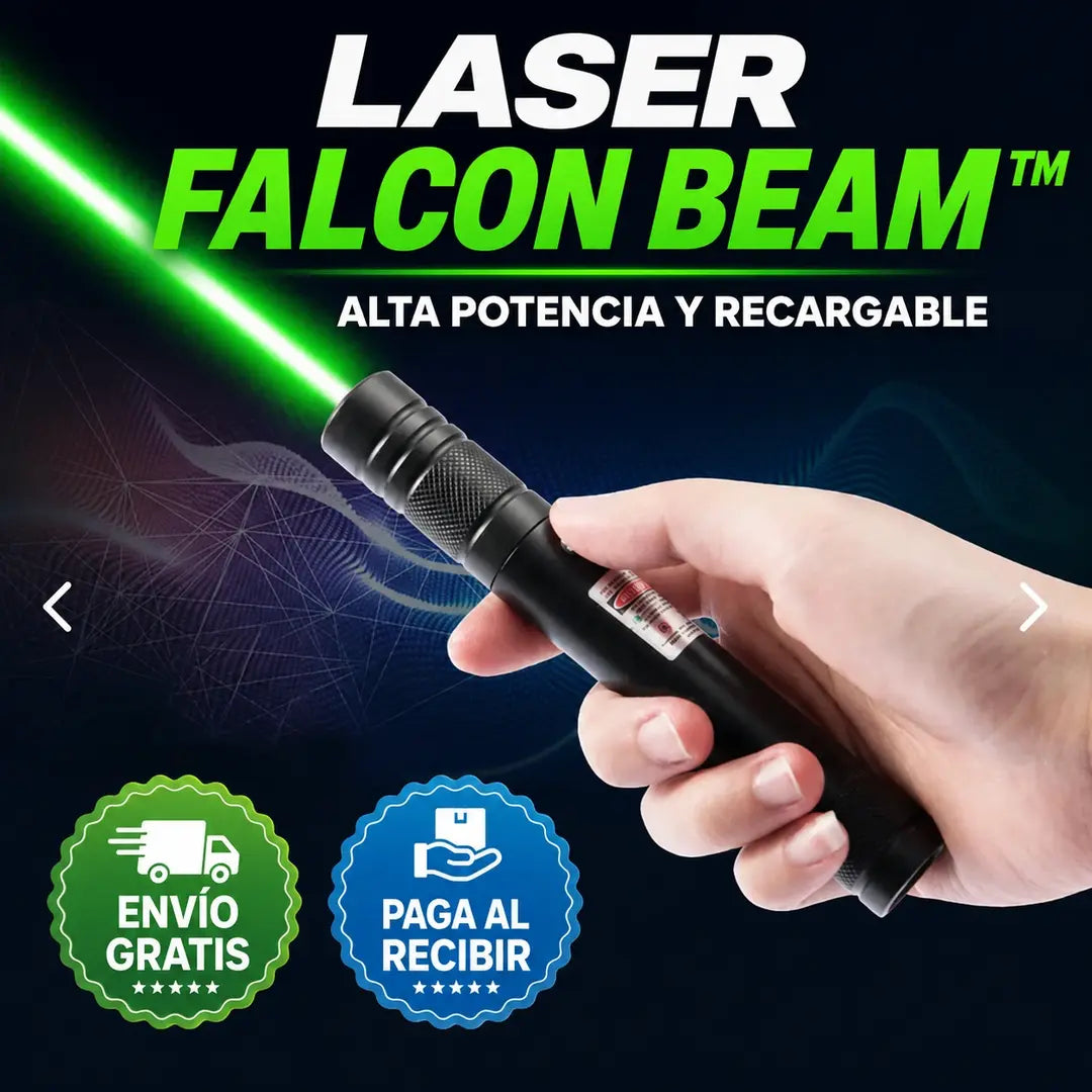 LASER FALCON BEAM™ POTENTE Y RECARGABLE