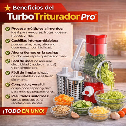 Turbo Triturador Pro- Molino Picador Multiusos