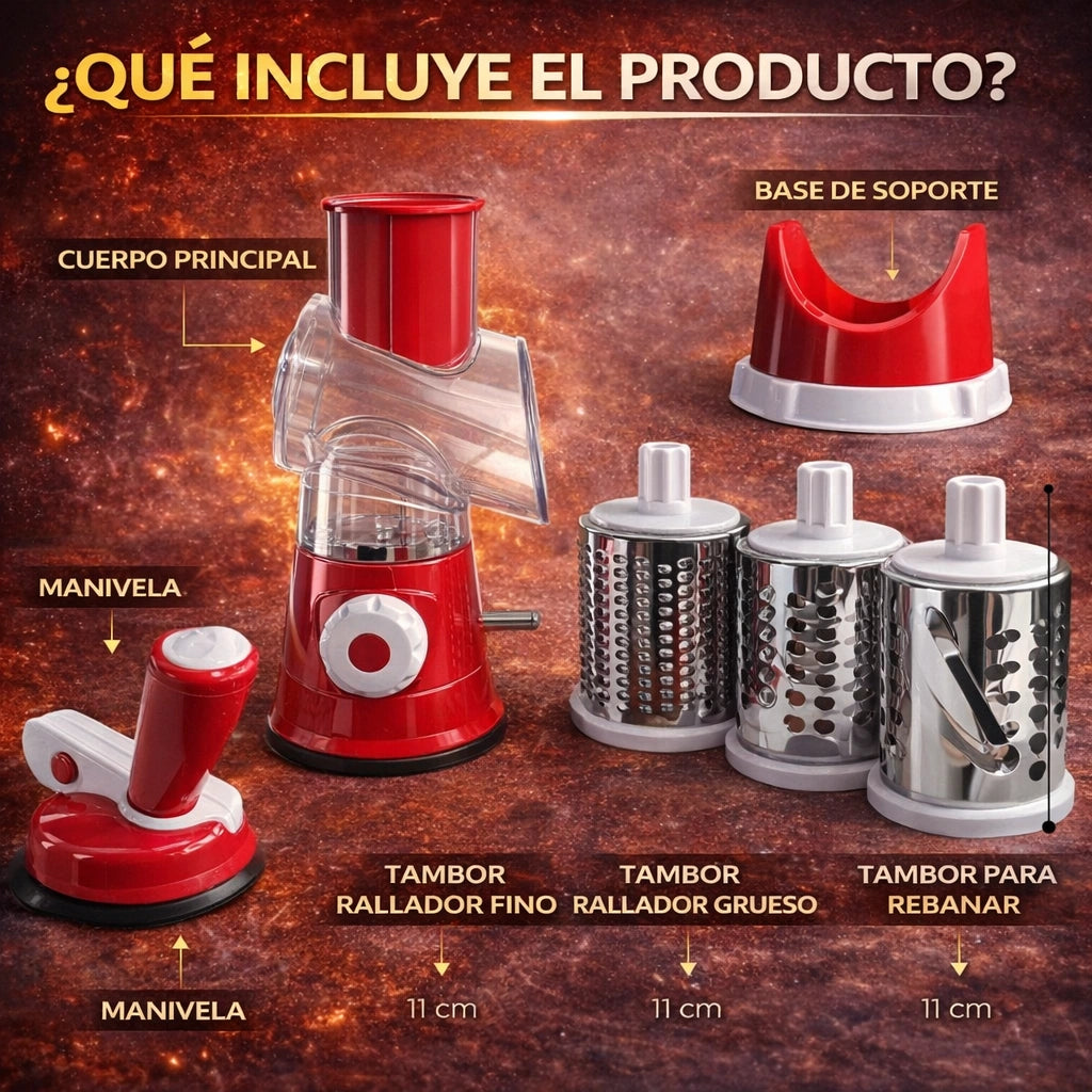 Turbo Triturador Pro- Molino Picador Multiusos