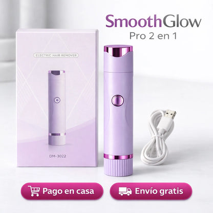 SmoothGlow Pro 2 en 1 -   Depiladora 2 en 1