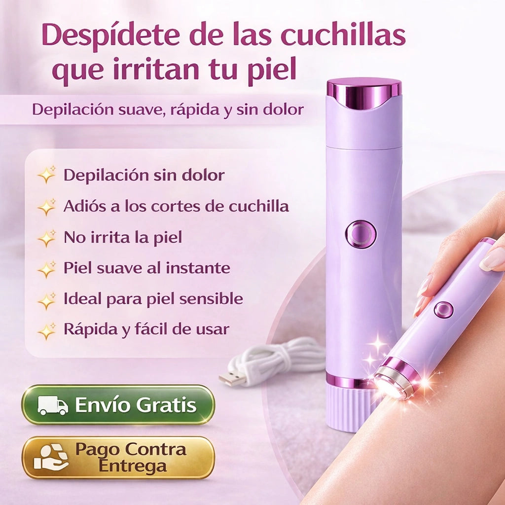 SmoothGlow Pro 2 en 1 -   Depiladora 2 en 1