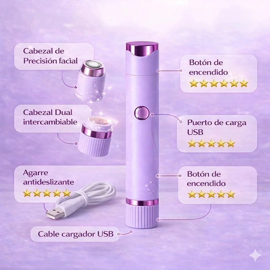 SmoothGlow Pro 2 en 1 -   Depiladora 2 en 1