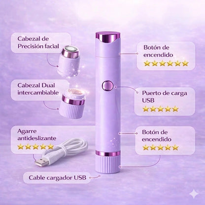 SmoothGlow Pro 2 en 1 -   Depiladora 2 en 1