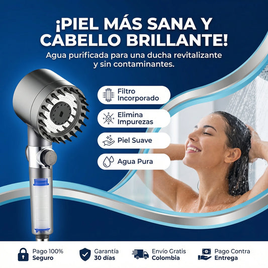 HydraGlow Care – Ducha que revitaliza tu piel y tu cabello