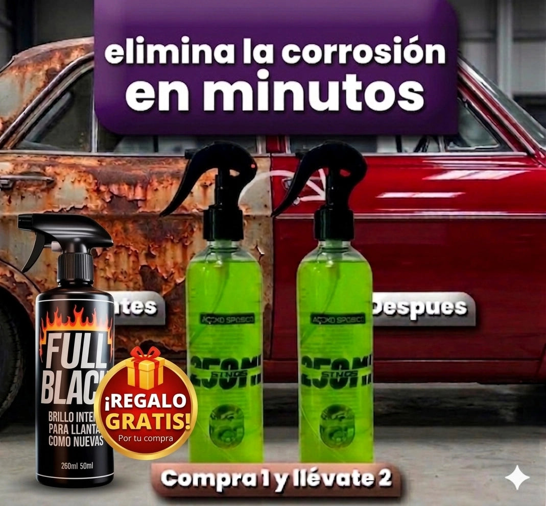 ANTIÓXIDO RUSTWAY PLUS® 250ML (PAGUE 1 LLEVA 2) + ENVIÓ GRATIS + OBSEQUIO